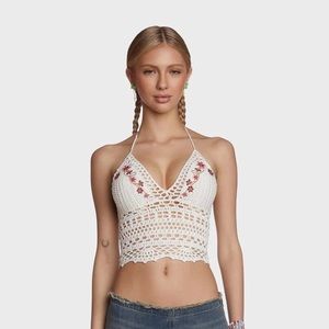 dELiA*s by Dolls Kill
Summer Air Crochet Crop Top
